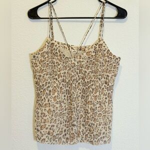 Hollister Beige Leopard Print Camisole